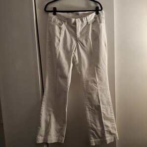 Liz & Co. Women's White Denim Stretch Pants